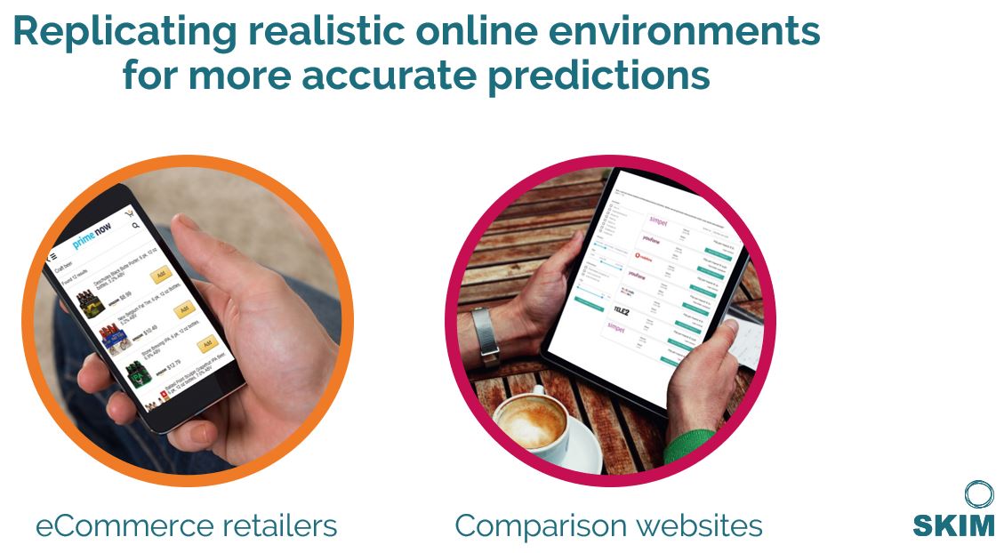 Predicting online shopper behavior via replicated environments