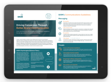 SKIM Guide - Psychological Theory and Communications Guidelines
